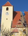 Baustelle Kirchendach